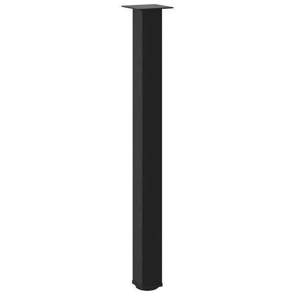 Bartischbeine 4er Set, Schwarz, 90-92 cm