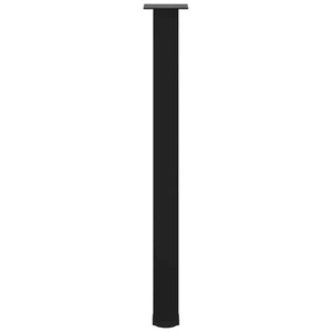 Bartischbeine 4er Set, Schwarz, 90-92 cm