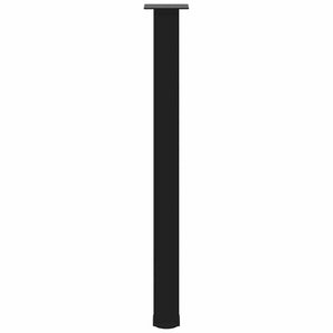 Bartischbeine 4er Set, Schwarz, 90-92 cm