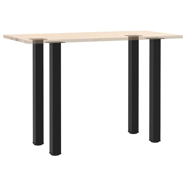 Bartischbeine 4er Set, Schwarz, 90-92 cm