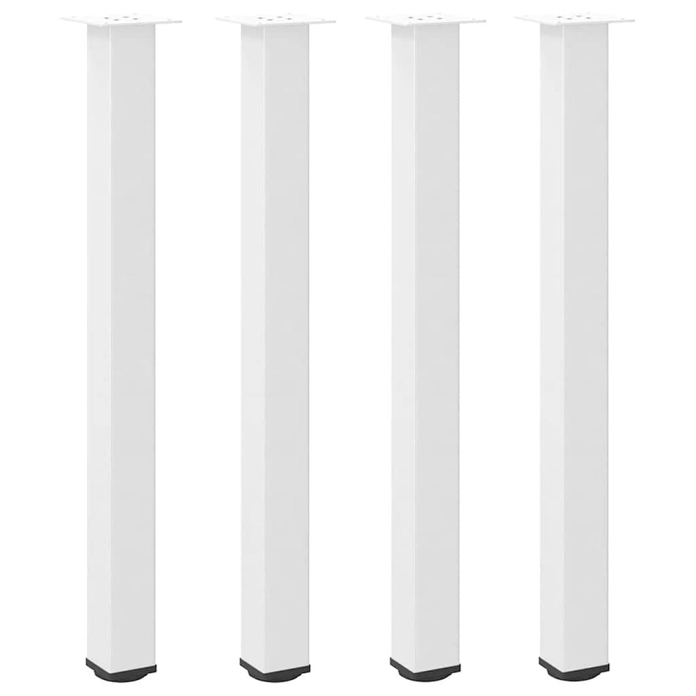 Bartischbeine, 4er Set, Weiß, 90-92cm