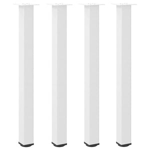 Bartischbeine, 4er Set, Weiß, 90-92cm