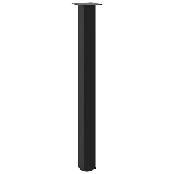 Bartischbeine, 4er Set, Schwarz, 100-102 cm