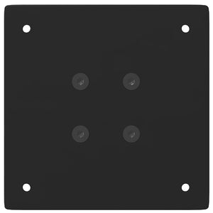 Bartischbeine, 4er Set, Schwarz, 100-102 cm