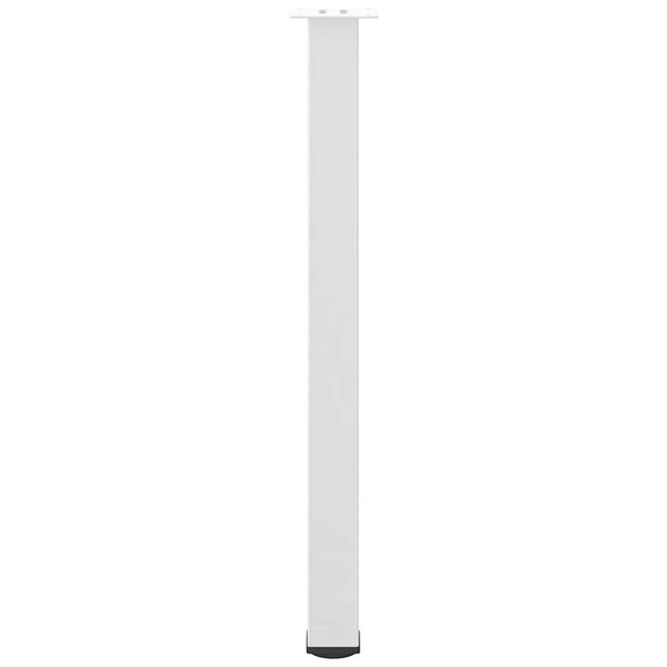 Bartischbeine, 4er Set, Stahl Weiß, 100-102 cm