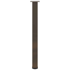 Bartischbeine 4er Set, Naturstahl, 100-102 cm
