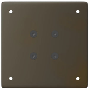 Bartischbeine 4er Set, Naturstahl, 100-102 cm