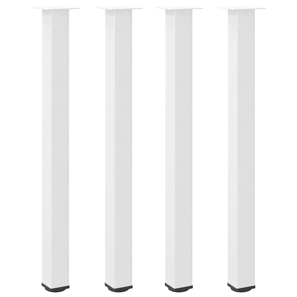 Bartischbeine, 4er Set, Weiß, 110-112 cm