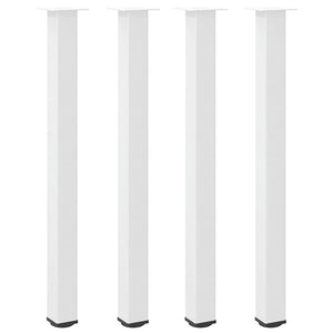 Bartischbeine, 4er Set, Weiß, 110-112 cm