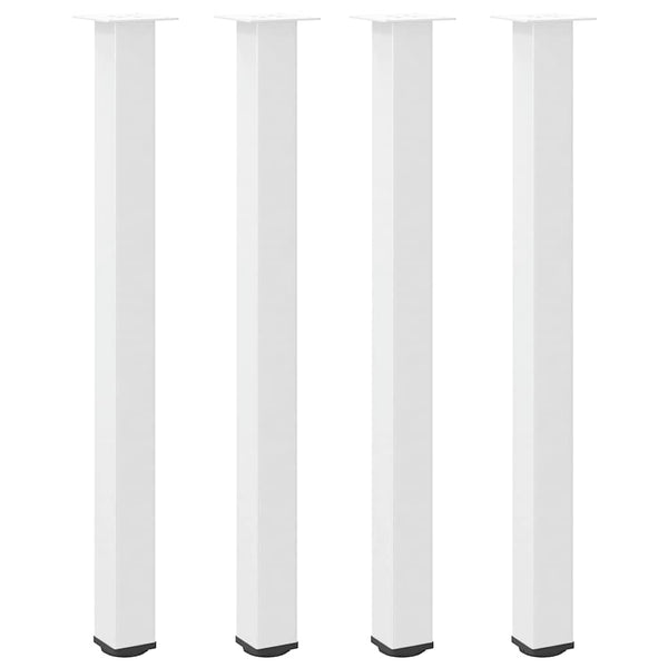 Bartischbeine, 4er Set, Weiß, 110-112 cm