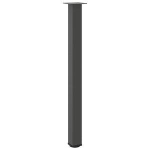 Bartischbeine Anthrazit, 4er Set, 110-112 cm