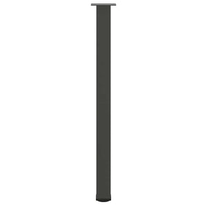 Bartischbeine Anthrazit, 4er Set, 110-112 cm