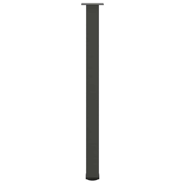Bartischbeine Anthrazit, 4er Set, 110-112 cm