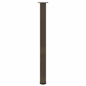 Bartischbeine 4er Set, Naturstahl, 110-112 cm