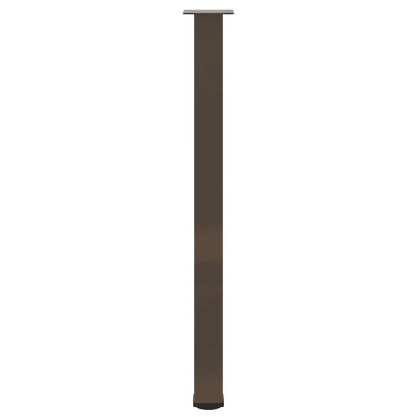 Bartischbeine 4er Set, Naturstahl, 110-112 cm