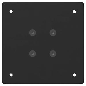 Schwarze Couchtischbeine, 30 cm, 4er-Set
