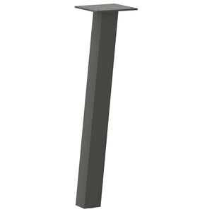 Couchtischbeine Anthrazit Stahl 30cm (4er-Set)