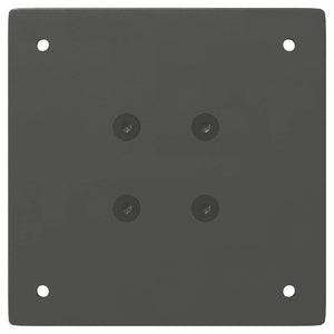 Couchtischbeine Anthrazit Stahl 30cm (4er-Set)