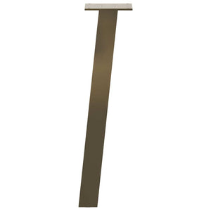 Couchtischbeine 30 cm, 4er Set, Naturstahl