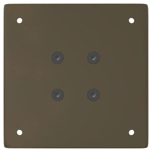 Couchtischbeine 30 cm, 4er Set, Naturstahl