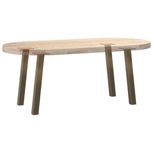 Couchtischbeine 30 cm, 4er Set, Naturstahl