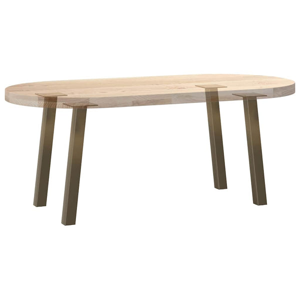 Couchtischbeine 30 cm, 4er Set, Naturstahl