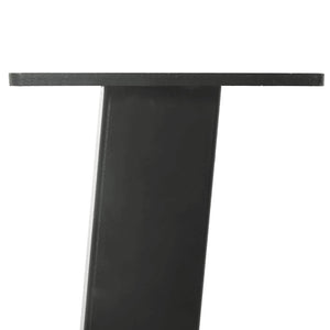 Couchtischbeine Anthrazit, 4er Set, 42 cm Stahl
