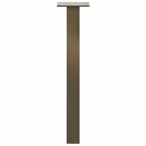 Couchtischbeine 4er Set, Naturstahl, 42cm