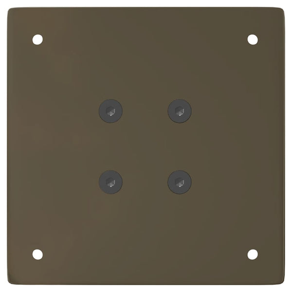 Couchtischbeine 4er Set, Naturstahl, 42cm