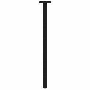 Konsolentischbeine Schwarz 72cm Stahl - 4er Set