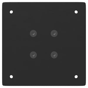 Konsolentischbeine Schwarz 72cm Stahl - 4er Set
