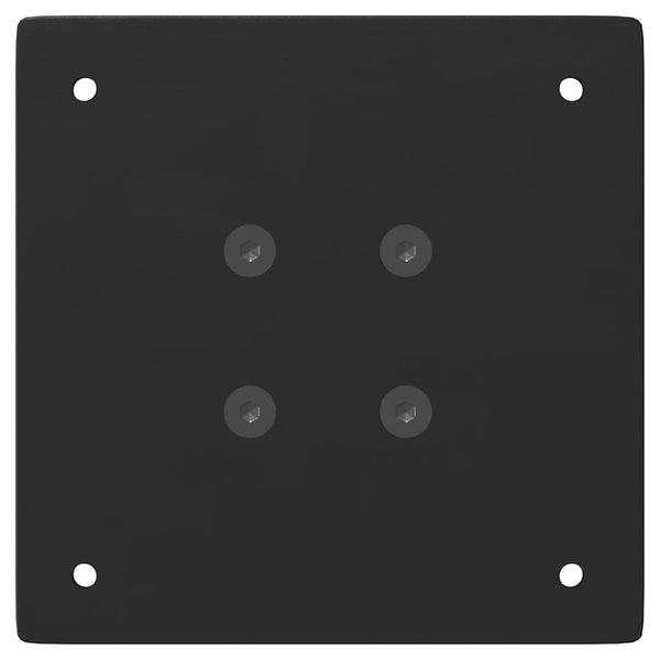 Konsolentischbeine Schwarz 72cm Stahl - 4er Set