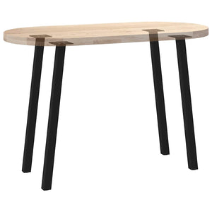 Konsolentischbeine Schwarz 72cm Stahl - 4er Set