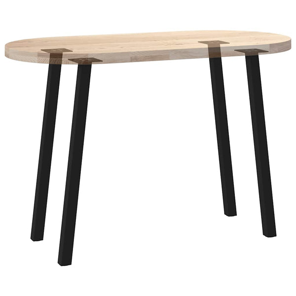 Konsolentischbeine Schwarz 72cm Stahl - 4er Set