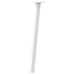 Weiße Konsolentischbeine, 72 cm, 4er-Set