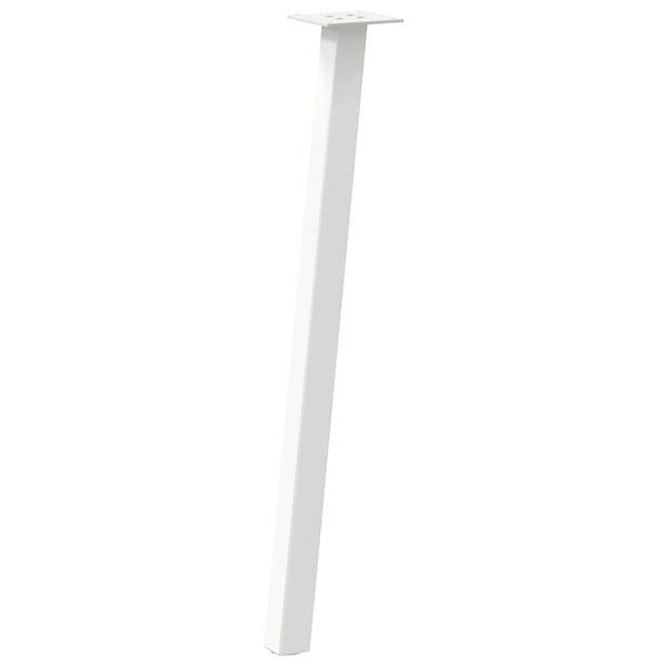 Weiße Konsolentischbeine, 72 cm, 4er-Set