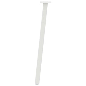 Weiße Konsolentischbeine, 72 cm, 4er-Set