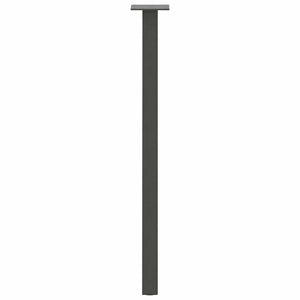 vidaXL Pieds de table console 4 pcs Anthracite 72 cm Acier