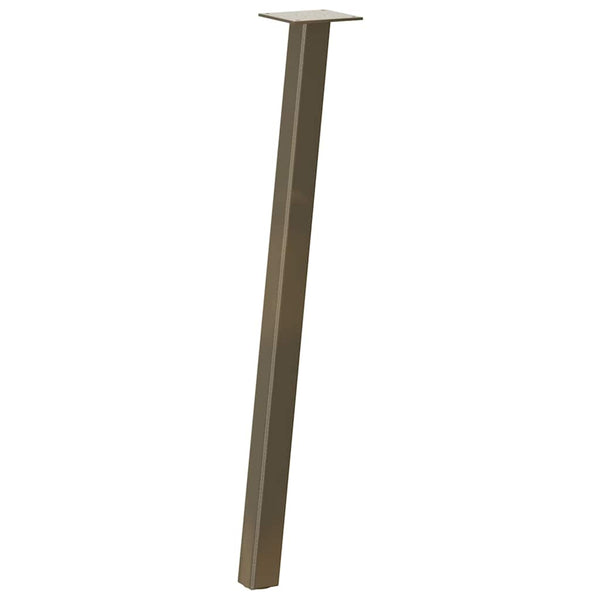 Konsolentischbeine 72cm, Stahl Natur, 4er Set
