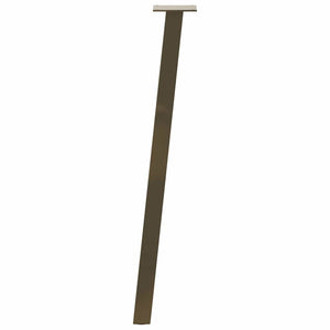 Konsolentischbeine 72cm, Stahl Natur, 4er Set