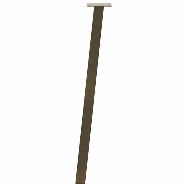 Konsolentischbeine 72cm, Stahl Natur, 4er Set