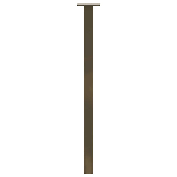 Konsolentischbeine 72cm, Stahl Natur, 4er Set