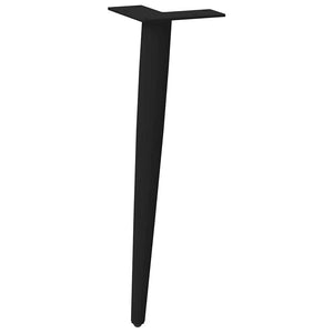 Konische Couchtischbeine, 30 cm, Schwarz, 4er-Set