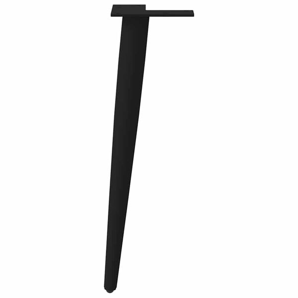 Konische Couchtischbeine, 30 cm, Schwarz, 4er-Set