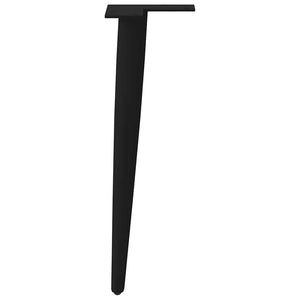 Konische Couchtischbeine, 30 cm, Schwarz, 4er-Set