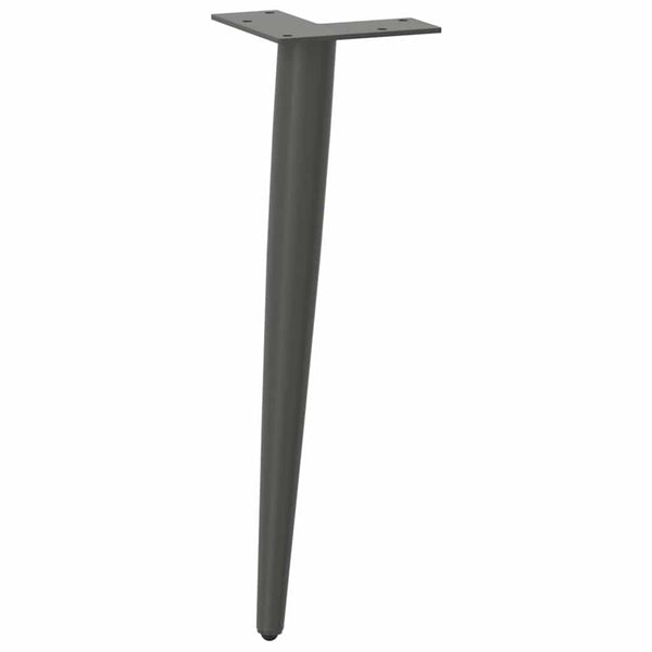 Konische Couchtischbeine Anthrazit, 4er-Set