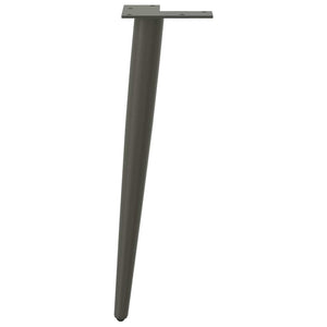 Konische Couchtischbeine Anthrazit, 4er-Set