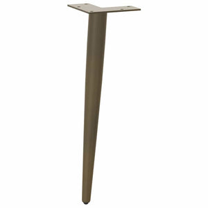 Konische Couchtischbeine aus Stahl, 4er Set