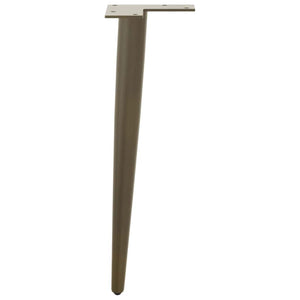 Konische Couchtischbeine aus Stahl, 4er Set