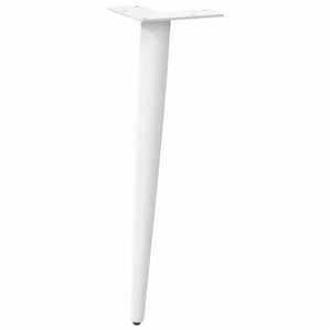 Couchtischbeine Weiß, Konisch, 4er Set